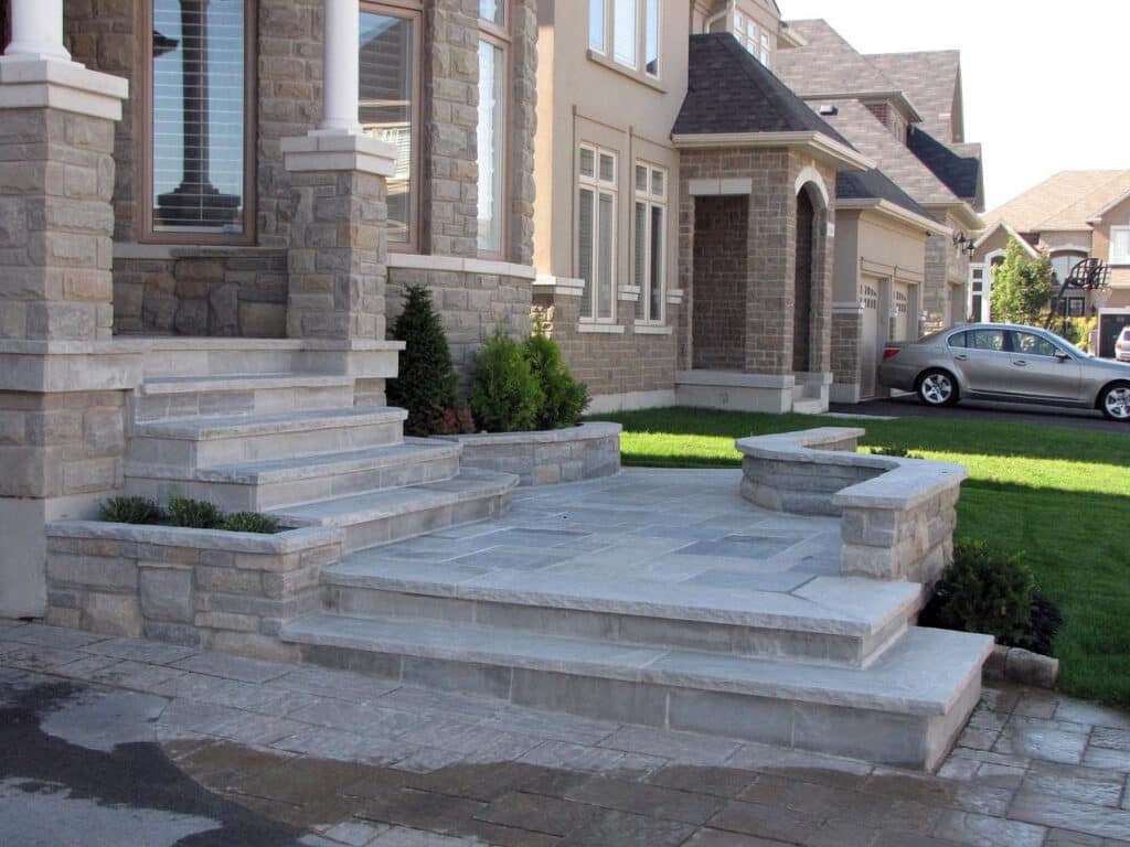 natural stone steps